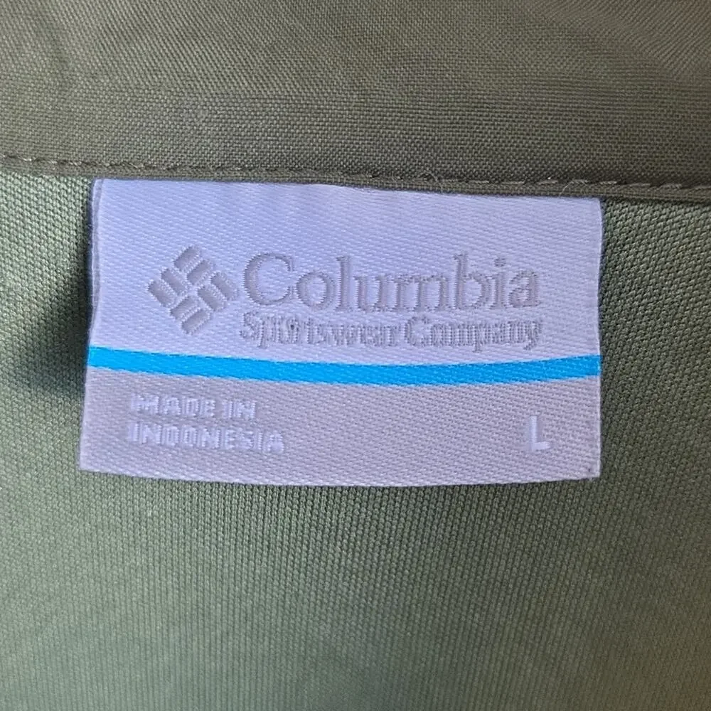 Columbia Mountainside Camo Fleece Full Zip Jacket Mens Size Large